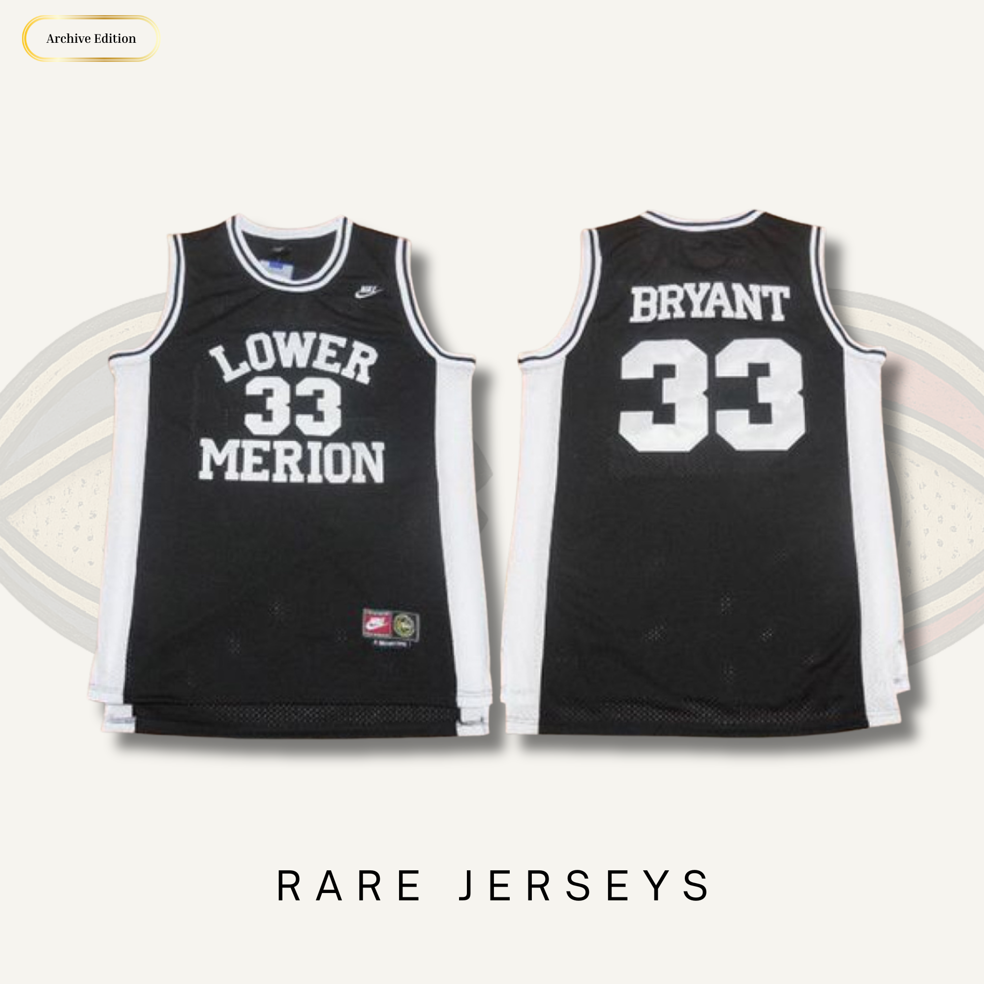 Kobe Bryant Lower Merion Aces Replica Jersey – Rare Jerseys High School Throwback